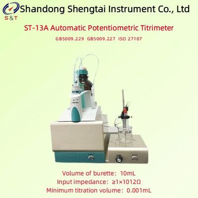 Automatische Potentiometrische Titrator Test ≥0.001 MgKOH/G Potentiële Meting ±2000.0 MV ISO 27107