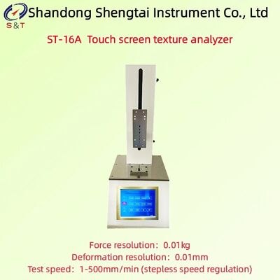 Touchscreen textuuranalyzer test snelheid 1 - 500 mm/min Deeghardheid slagafstand 360 mm ST-16A