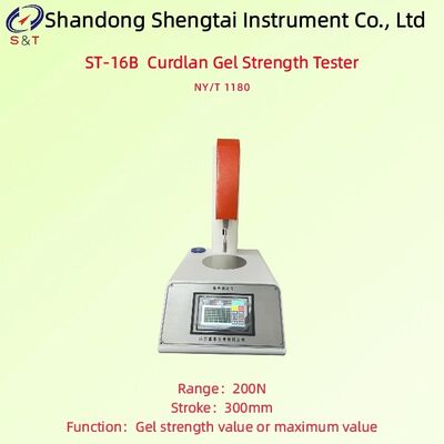 Curdlan Gel-sterkte-testmeester 200N PVC-controlepaneel Testsnelheid 0,5    500 mm/min GB 28304