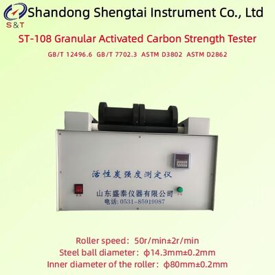 Granulair Actief Kool Katalysator Sterkte Analysator Snelheid 50 ± 2 omw/min ASTM D3802