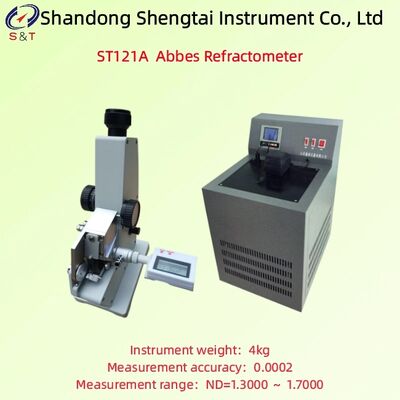 Abbes Refractometer ND=1.300 ～ 1.700 Koeling Externe Cyclus Suikergehalte 0 - 95% ST121A