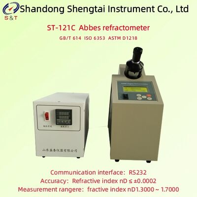 Petroleum And Beverages Abbes Refractometer Test ND1.3000 ~ 1.7000 Outer Loop ISO 6353