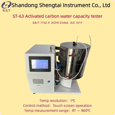 ASTM D3466 Automatische ontstekingspunttester met geactiveerde koolstof Temperatuurresolutie 1°C Hoogte van de koolstoflaag 25mm±1mm