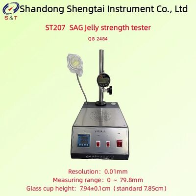 SAG Jelly Strength Tester Measuring 0 ～ 79.8mm Timing 0 ～ 99min Resolution 0.01mm QB2484